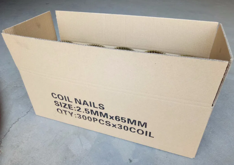 china coil nails supplier 300pcs coil ,9000pcs carton 