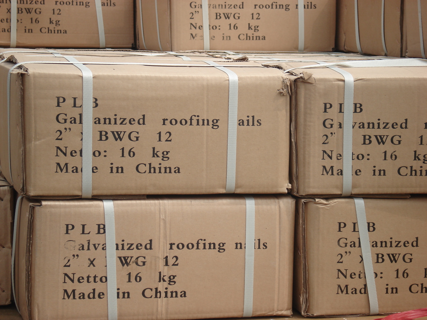 25kg bag galvanized umbrella head roofing nails factory